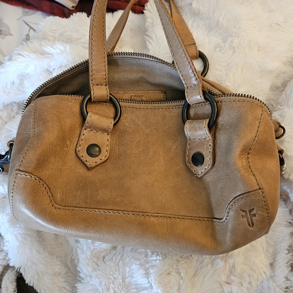 FRYE Mini Tan Barrel Bag - Picture 7 of 7